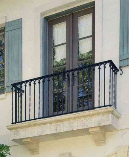 French Casement Windows, Iron Balcony Railing, Juliette Balcony, Window Balcony, French Balcony, Contemporary Windows, Juliet Balcony, Balcony Grill, Balcony Grill Design