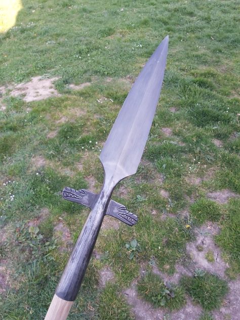 Boar Spear, Viking Spear, Zombie Apocalypse Gear, Apocalypse Gear, Spear Head, Forged Knife, Knight Armor, Knife Design, Viking Warrior