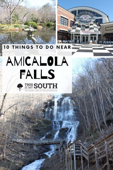 The Best Things to Do Near Amicalola Falls State Park Amicalola Falls, Helen Ga, Girls Weekend Getaway, Georgia Vacation, Southern Travel, Glamping Resorts, North Georgia Mountains, Georgia Travel, Family Trips