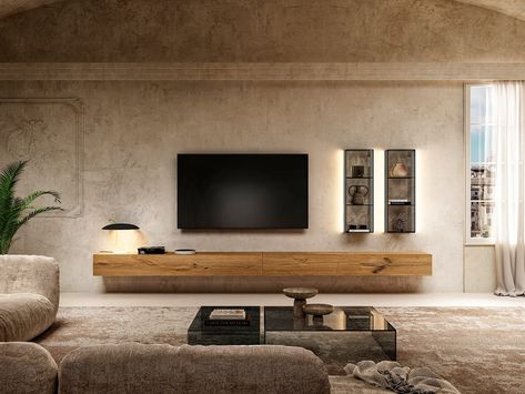 TV Modular Storage, Beautiful TV Compositions, Contemporary Television Stands | Living Space Halloween Decorations Indoor Living Room, Tv Living Room Ideas, Living Room Halloween, Built In Wall Units, Halloween Living Room, Painted Living Room Furniture, Indoor Living Room, Rustic Farmhouse Living Room, Luxury Living Room Decor