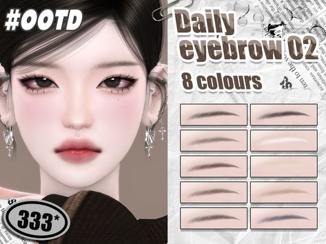 Sims 4 Cc Hair Eyebrows, Sims 4 Cc Eyeliner Korean, Sims 4 Cc Eyes Shape Asian, Sims4 Cc Makeup Eyebrows, Sims 4 Cc Makeup Eyeshadow Korean, Sims 4 Alpha Eyebrows, 333 Sims 4 Cc, Sims 4 Mods Face Details, Sims 4 Cc Face Makeup