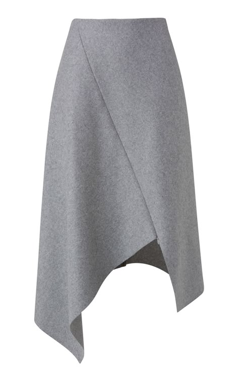 Wool-Blend Asymmetric Midi Skirt by AKRIS for Preorder on Moda Operandi Assymetrical Skirt Outfits, Aysemetrical Skirt, Fitted Asymmetrical Lined Skirt, Asymmetric Skirt Pattern, Asymetric Skirt Long, Asymmetry Fashion, Asymetric Skirt Midi, Assymetric Skirt, Asymmetrical Skirt Pattern