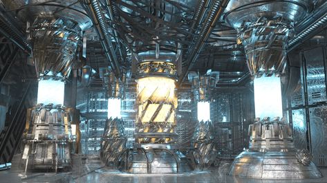 ArtStation - 240 0906 power generator room, Kresimir Jelusic (robob3ar) Scifi Interior, Cyberpunk Rpg, Water Powers, Spaceship Art, Dead Space, Star Trek Ships, Spaceship Design, Power Generator, Fantasy Aesthetic