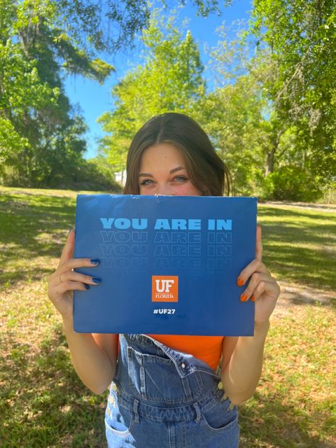 College Bound Photoshoot, College Acceptance Instagram Post, College Announcement Pictures Instagram, Med School Acceptance Announcement, Commitment Photos College, Uf Acceptance, College Announcement Photoshoot, College Reveal Picture, Nursing School Acceptance Announcement