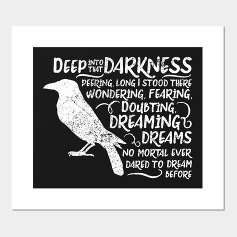 The Raven Edgar Allen Poe, Raven Edgar Allen Poe, Raven Quotes, Edgar Allen Poe Art, Edgar Allen Poe Quotes, The Raven Poem, Edgar Allan Poe Quote, Poe Quotes, Quoth The Raven