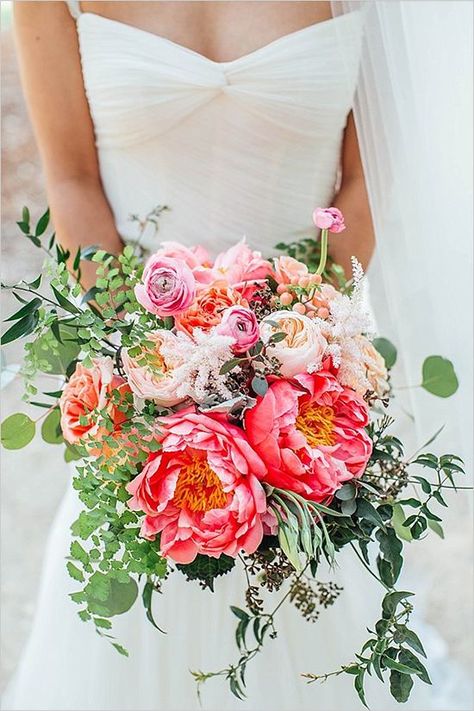 Whimsical Bridal Bouquet, Fresh Flower Bouquets Wedding, Loose Bouquet, Descanso Gardens, Ranunculus Bouquet, Peony Bouquet Wedding, Peony Garden, Peony Bouquet, A Bouquet Of Flowers