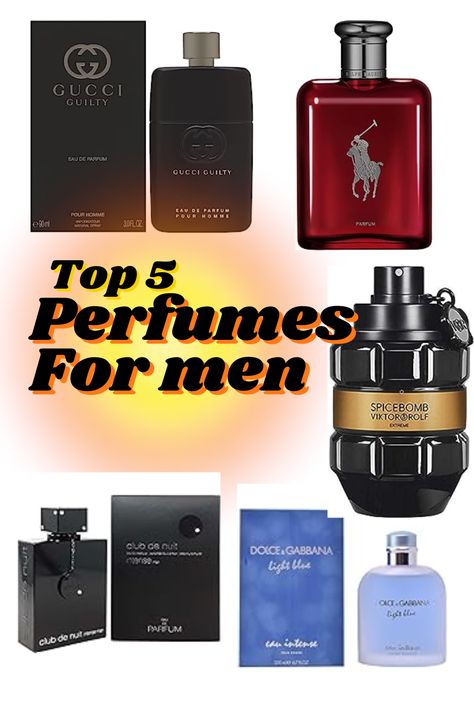 Introducing the 5 Best Perfumes for Men in 2023 - a fragrance collection that defines sophistication and charm! ✨🕺 Elevate your daily routine with these captivating scents, each carefully curated to leave a lasting impression. From woody notes to spicy accents, our selection offers a diverse range of fragrance profiles suitable for any occasion.Amazon find! *Contain affiliate link Best Parfum For Men Top 10, Best Arabic Perfumes For Men, Men’s Best Perfumes, Parfum Gucci, Top Men’s Cologne, Popular Men’s Cologne, Best Perfume For Men, Best Perfume, Fragrance Collection