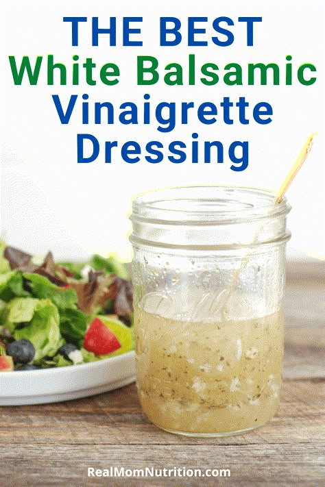 Light Balsamic Vinaigrette Dressing Recipe, Recipes With White Balsamic Vinegar, White Wine Vinegar Salad Dressing, White Basalmic Vinegarette, Creamy White Balsamic Dressing, Basic Vinegarette Dressing Recipe, White Balsamic Shallot Vinaigrette, Longhorn White Balsamic Dressing, White Balsamic Vinegarette