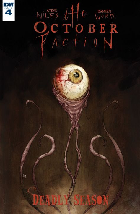 The October Faction: Deadly Season #4 #IDW @idwpublishing #TheOctoberFaction Release Date: 1/18/2017 October Faction, Digital Comic, Season 4, Release Date, Comics, Movie Posters, Art, Film Posters