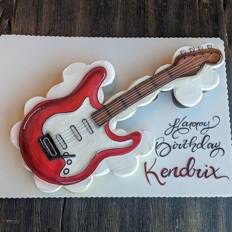 Rock And Roll Cupcakes, Rock Roll Cake Ideas, Rockstar Cupcake Ideas, Rock And Roll Cake Ideas, Rock N Roll Cake Ideas, Rock N Roll Cake Birthday, Guitar Cupcake Cake, Rock And Roll Theme Cake Pops, Guitar Cupcakes