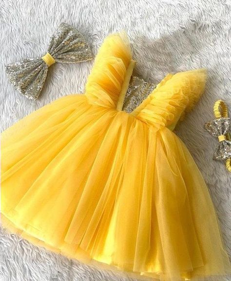 [Promotion] 67 Trendiest Baby Girl Dress Hacks To Try Out This Autumn #babygirldress Yellow, Dresses, White