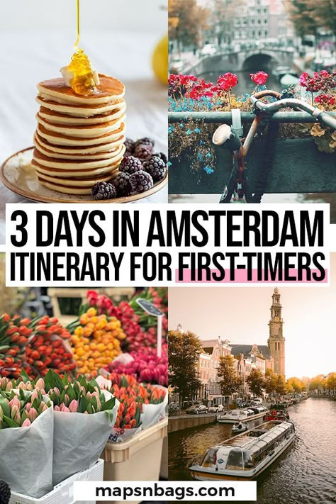 Amsterdam Weekend Trip, Three Days In Amsterdam, 3 Day Itinerary Amsterdam, Day In Amsterdam, Amsterdam Itenary, Oosterpark Amsterdam, April Amsterdam Outfit, Best Tours In Amsterdam, Best Time To Visit Amsterdam