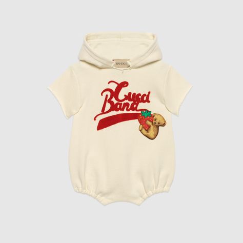 Shop the Baby cotton Gucci Band one-piece in white at GUCCI.COM. Enjoy Free Shipping and Complimentary Gift Wrapping. Luxury Gift Set, Gucci Baby, Newborn Baby Clothes, Baby Ready, Italy Print, Newborn Romper, Future Mom, Vintage Children's Books, Baby Outfits Newborn