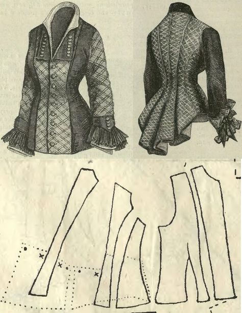 Historical Clothing Patterns, Steampunk Patterns, 1870s Fashion, Patron Vintage, Victorian Costume, Costume Patterns, Couture Mode, Natural Form, Victorian Clothing