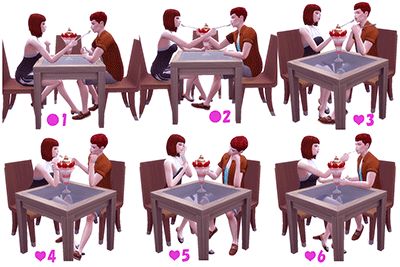 A-luckyday - Couple pose (Parfait) | spoon under rings (right) Sims 4 Dinner Poses, Sims 4 Date Poses, 4 Poses, Couple Pose, The Pose, Ts4 Cc, June 2024, Maxis Match, Couple Posing