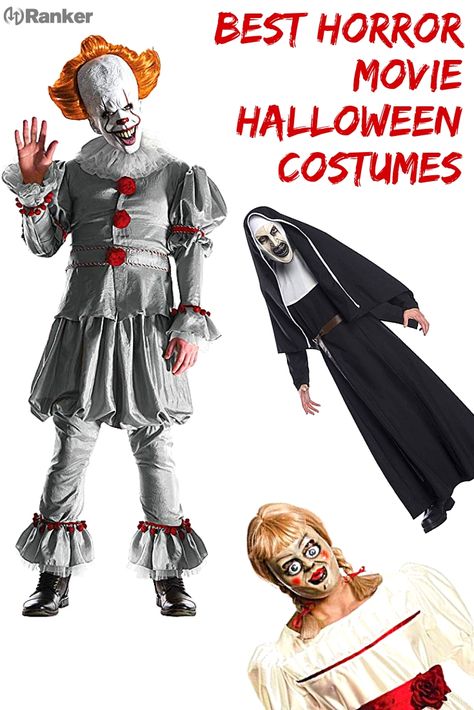 Horror Movie Halloween Costumes, Movie Themed Costumes, Movie Couples Costumes, Theater Outfit, Halloween Costumes Couple, Classic Scary Movies, Horror Movie Costumes, Character Halloween Costumes, Movie Character Costumes