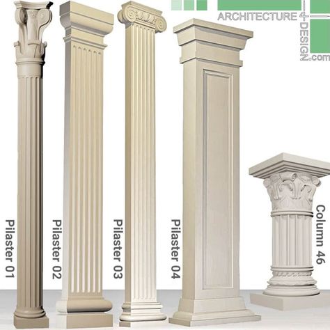 Columns Decor, House Front Wall Design, Compound Wall Design, Cornice Design, Front Wall Design, Decorative Columns, House Outer Design, Pillar Design, Interior And Exterior Design