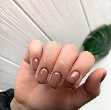 Nail Art For Wheatish Skin, Dip Nail Colors, Short Square Nails, Minimal Nails, Casual Nails, Ideas Nails, Neutral Nails, Brown Nails, Hot Nails