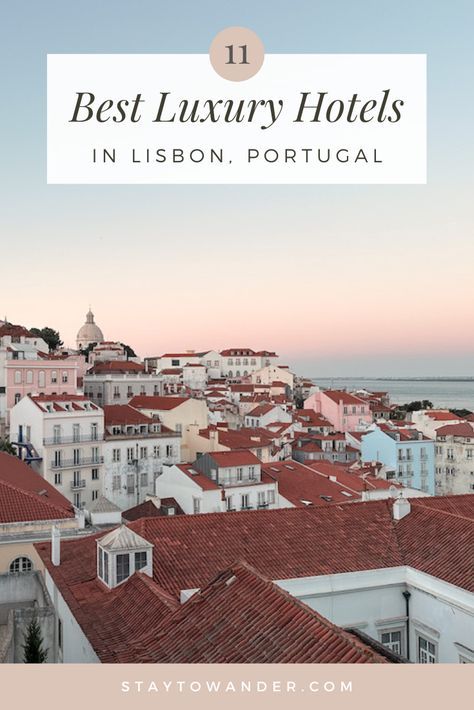 Planning a trip to Lisbon, Portugal? These are the best luxury hotels in Lisbon for an unforgettable stay! Lisbon Hotels, Lisbon Hotel, Europe Trips, Hotels Portugal, Portugal Vacation, Lagos Portugal, Portuguese Culture, Family Vacay, Luxury Boutique Hotel