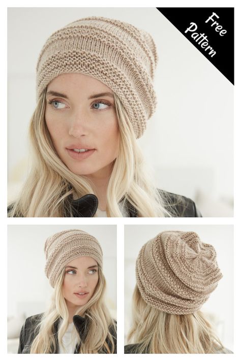 Slouch Hat Knit Pattern Free, Knitted Slouchy Hat Patterns Free, Slouch Hat Pattern Free, Knitting Hat Patterns Free, Slouch Hat Knit Pattern, Knitted Hat Patterns Free Women, Knit Slouchy Hat Pattern, Slouchy Beanie Knit Pattern, Hat Free Knitting Pattern