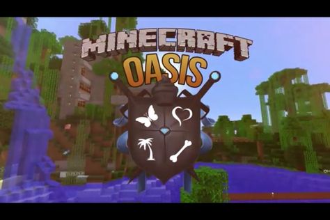 Minecraft oasis Minecraft Oasis, Minecraft Pe, Minecraft Youtubers, Make You Cry, Best Youtubers, Playing Video Games, You Are Amazing, Body Mods, Crazy Kids