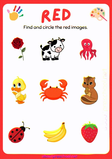 Color Red worksheets for Kindergarten Colour Worksheets Preschool, Red Color Worksheets Preschool, Color Red Worksheets For Preschool, Colours Worksheet For Kindergarten, Red Colour Activity For Preschool, Colour Worksheet For Preschoolers, Red Worksheets For Preschool, Color Red Activities For Preschool, Color Worksheets For Kindergarten