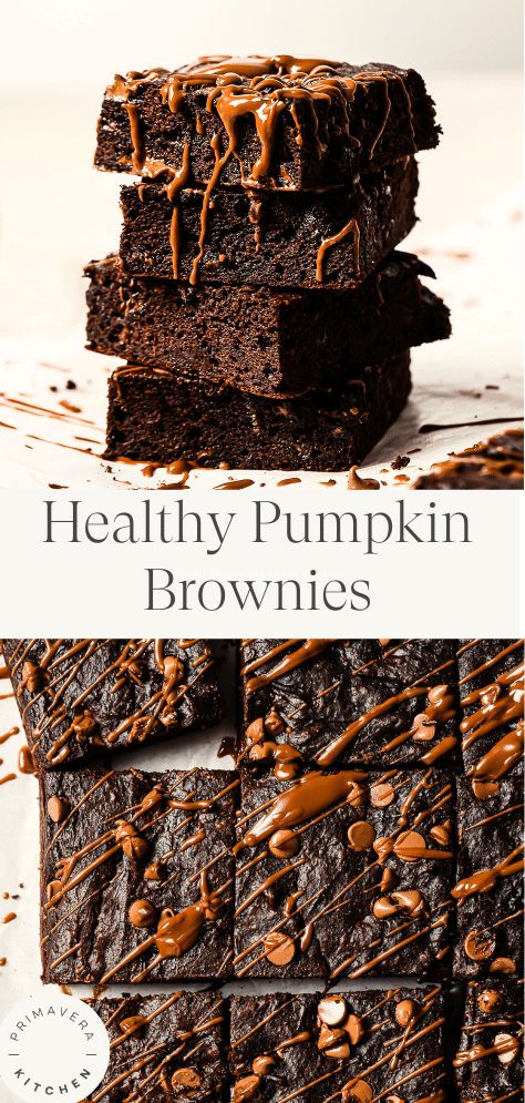 These Healthy Pumpkin Brownies use cocoa powder, pumpkin puree, and peanut butter instead of flour and oil. They’re extra fudgy, guilt-free and so good! Okonomi Kitchen, Sugar Free Nutella, Inexpensive Recipes, Flourless Desserts, Pumpkin Puree Recipes, Pumpkin Brownies, Vegan Pantry, Pumpkin Chocolate Chip Bread, Simple Baking