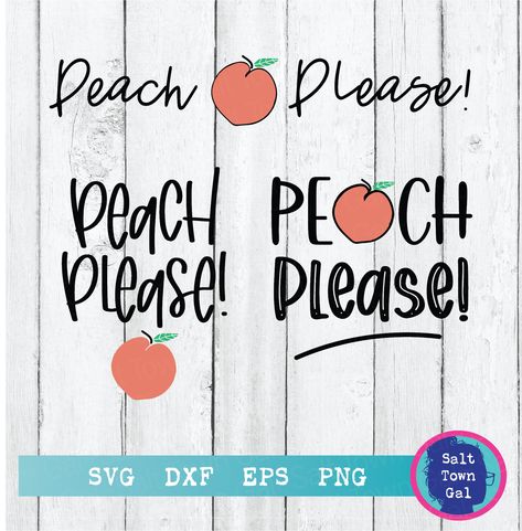 Peach Clipart, Fruit Svg, Peach Design, Spring Craft, Cheer Gifts, Cricut Files, Flower Svg, Making Shirts, Special Cards