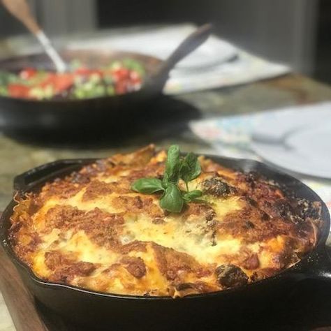 Traeger Cast Iron Lasagna Trager Grill, Wood Pellet Grill Recipes, Pit Boss Recipes, Pit Boss Smoker, Traeger Cooking, Low Budget Meals, Traeger Smoker, Traeger Grill Recipes, Pellet Smoker