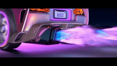 Neon Cars From Cars Movie, Boost Cars Disney, Cars Pixar Wallpaper, Couple Cars, Cars The Movie, Car Movie, Disney Cars Wallpaper, Cars Pixar, Neon Car