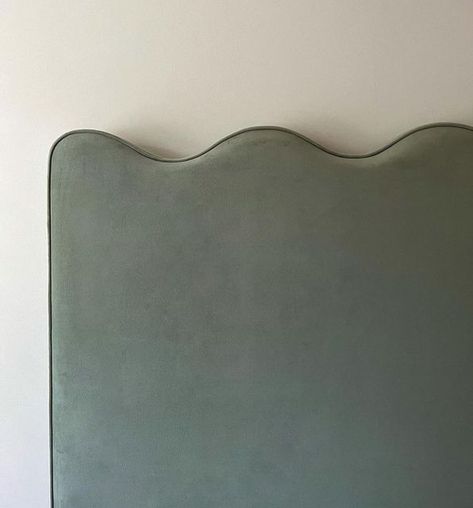 Sage Green Headboard, Bespoke Headboards, Green Headboard, Fabric Headboard, Banquette Seating, Banquette, Green Fabric, Sage Green, Bespoke