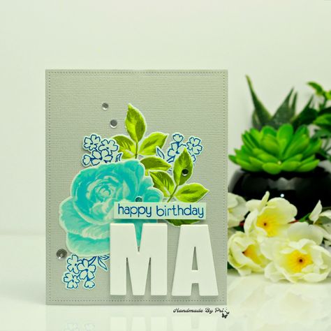 Happy Birthday Ma! Happy Birthday Ma, Birthday Stamps, Cute Black Wallpaper, Fingers Crossed, Crossed Fingers, Foam Crafts, Birthday Messages, 60th Birthday, Flowers And Leaves