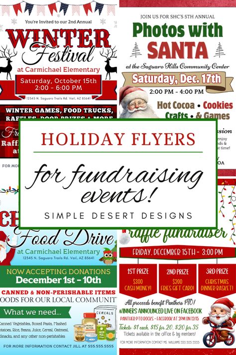 Explore our curated collection of the best Holiday Fundraiser Flyers! Bursting with unique and engaging ideas, these flyers are perfect for your school, church, or community Christmas events. Let our assortment inspire your fundraising efforts, and make your events truly unforgettable. Browse now!