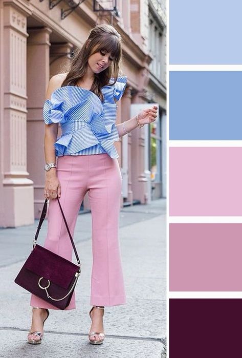 Pink Color Combinations Outfit, Deep Winter Colors, Colour Combinations Fashion, Best Winter Outfits, Color Combinations For Clothes, Sewing Clothes Women, Outfits Streetwear, Summer Work Outfits, Europe Fashion