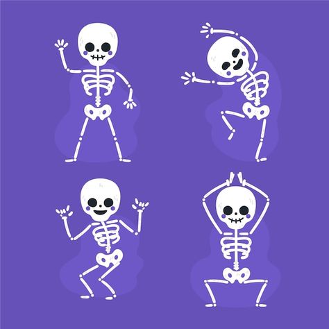 Skeleton Body Drawing Simple, Skeleton Illustration Simple, Skeleton Art Simple, Skeleton Cartoon Drawing, Cute Skeleton Drawing, Skeleton Cartoon, Cartoon Skeleton, Cartoon Silhouette, Skeleton Drawings