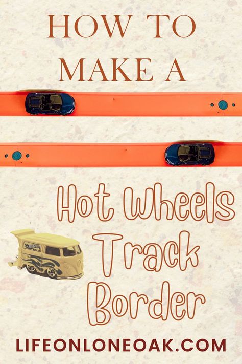 Diy Hot Wheels Race Track, Hot Wheel Tracks Ideas Diy, Hot Wheels Track Ideas, Hot Wheels Track Storage, Diy Hot Wheels Track, Wheels Themed Birthday Party, Hot Wheels Tattoo, Hot Wheels Track Diy, Hot Wheels Tracks