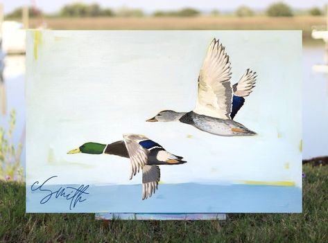 (1) Facebook Mallard Duck Painting, Hunting Artwork, Hunting Nursery, Wine And Paint Night, Hunting Painting, Duck Nursery, Duck Painting, Name Paintings, Ducks In A Row