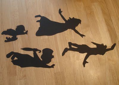 silhouettes Peter Pan Decor, Pixie Party, Woodland Fairy Party, Peter Pan Nursery, Disney Silhouettes, Tinkerbell Party, Fairy Party, Woodland Fairy, Fairy Parties