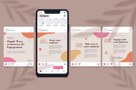 Instagram Timeline, Instagram Photoshop, Workbook Design, Instagram Carousel, Instagram Template Design, Instagram Branding, Instagram Layout, Grafic Design, Instagram Blog