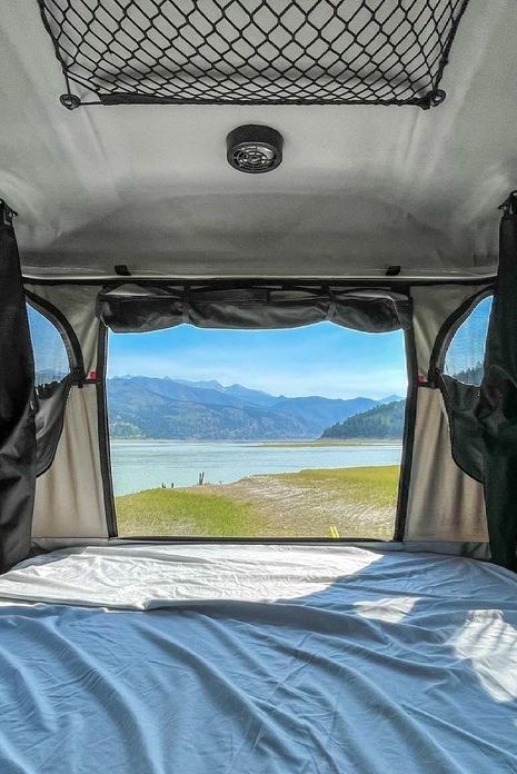 Feel like you were part of the surrounding nature with the fantastic panoramic view from our tents. Amazing location 📷 @andrewlyy 🗺️ Canada 🇨🇦 Check our products on jamesbaroud.com #jamesbaroud #rooftoptent #tent #adventure #camping #homeiswhereyouparkit #rtt #offroad #outdoors #overland #roomwithaview #travel #roadtrip #jamesbaroudcanada Rooftop Tent Aesthetic, 4x4 Beach, Rooftop Tents, Tent View, Rooftop Tent, Roof Tent, Roof Top Tent, Panoramic View, Adventure Camping