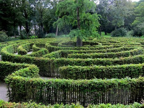 Houses For Rent Near Me, Garden Labyrinth, St Margaret Of Scotland, Rural Houses, Labyrinth Garden, Labyrinth Maze, Geometric Nature, Rural House, Formal Garden