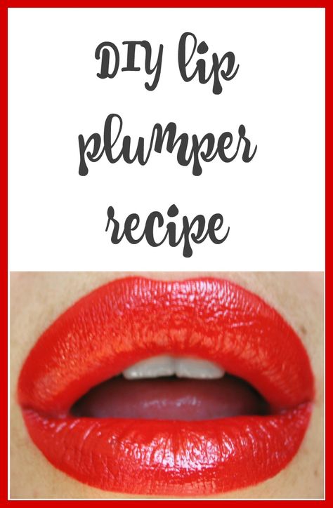 DIY Lip Plumper Recipe | Everything Pretty Lip Plumper Diy, Diy Lip Plumper, Diy Foundation, Beauty Diy Skincare, Natural Lip Plumper, Pouty Lips, Lip Scrub Diy, Lip Balm Recipes, Lip Care Routine