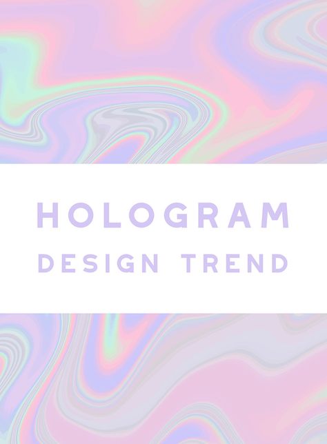 Trend Alert: The Hologram Design Trend  Creative Market blog  www.creativemarket.com Hologram Design, Hologram Illustration, Hologram Graphic Design, Holographic Branding Design, Holographic Graphic Design, Holographic Print Design, Wall Signage, Photography Resources, Great Fonts