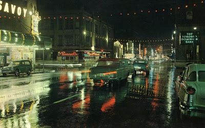 lost toronto: Bassel's Restaurant/Yonge and Gerrard Canada Vibes, 70's Aesthetic, Sustained Investigation, Vintage Toronto, Night Mood, Yonge Street, 80s Aesthetic, Toronto Ontario Canada, Old Images