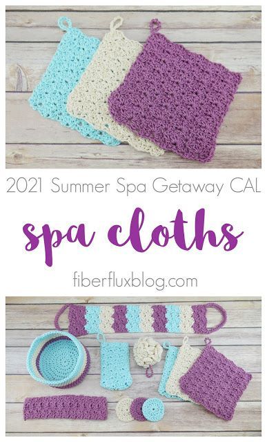 Crochet Spa Set, Spa Outfit, Spa Getaways, Spa Items, Crochet Dishcloth, Crochet Faces, Crochet Washcloth, Creative Crochet, Spa Set