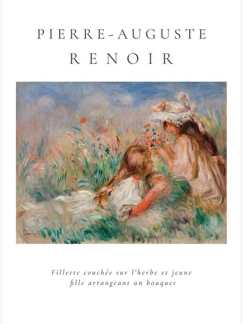 Renoir Art, Abstract Poppies, Renoir Paintings, Pierre Auguste, Nordic Poster, Camille Pissarro, Paul Cezanne, Pierre Auguste Renoir, Keith Haring