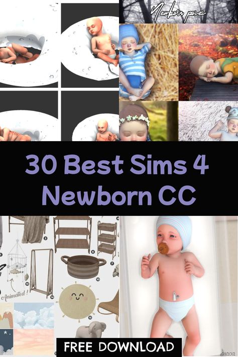 Welcome your Sims newborn with charming CC that includes cute clothing, cozy cribs, and essential accessories. Click to explore more! Sims 4 Newborn Override, Sims 4 Newborn Cc, Toddler Poses, Travel Bassinet, Changing Tables, Start A Family, Wood Nursery, Cozy Nursery, Newborn Accessories