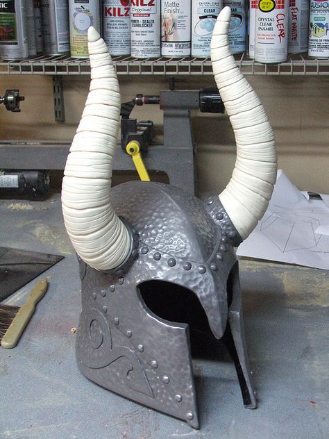 Volpin Props | Helm of Yngol, Skyrim Skyrim Props, Skyrim Costume, Leather Boots Diy, Skyrim Party, Boots Diy, Casting Kit, Mardi Gras Costumes, Prop Making, General Ideas