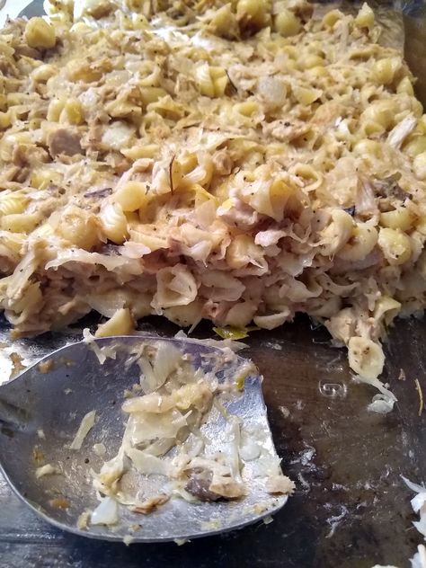 Easy Sauerkraut Pork Casserole Recipe - Food.com Pork And Sauerkraut Casserole, Leftover Pork And Sauerkraut Recipes, Sauerkraut Casserole Recipes, Easy Sauerkraut, Pork Casserole Recipes, Pork Menu, Pork And Sauerkraut Recipe, Pork Roast And Sauerkraut, Sauerkraut Casserole