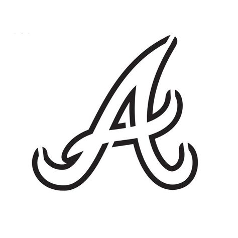 Atlanta Braves Pumpkin Carving, Atlanta Braves Tattoo, Simple Leg Tattoos, Atlanta Tattoo, Black Men Tattoos, Be Brave Tattoo, Bubble Letter Fonts, The Ghouls, Pumpkin Tattoo